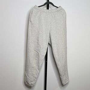 Lululemon Light Gray Joggers – Soft Sweatpants, Elastic Waist